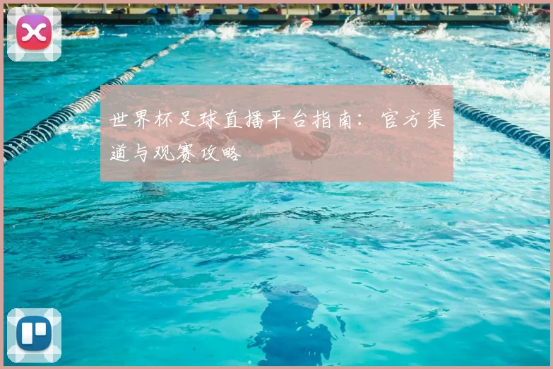 世界杯足球直播平台指南：官方渠道与观赛攻略